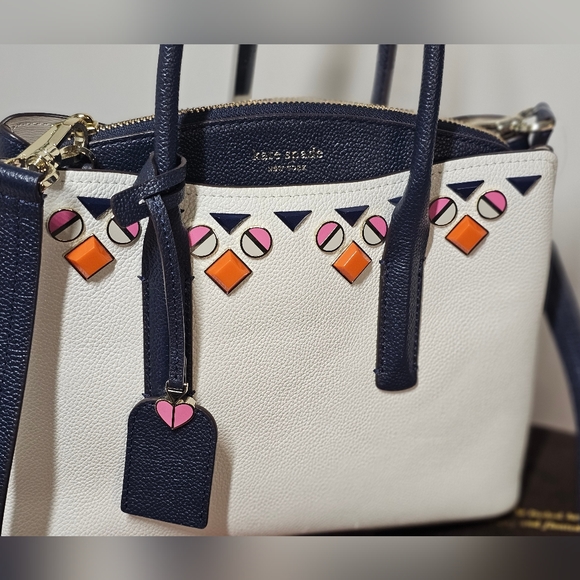 Like New, Kate Spade Margaux Jeweled Leather /Dust bag.. Retail Price $358 - Picture 14 of 17